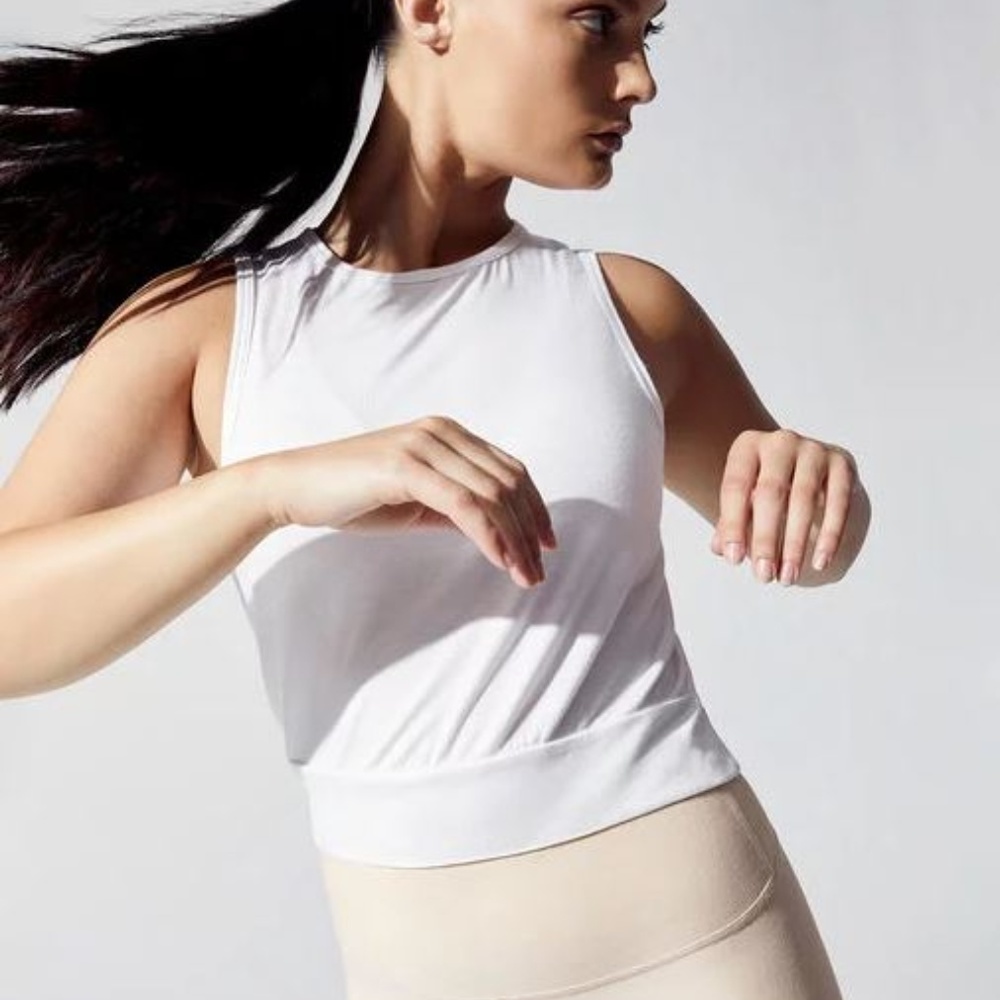 "Go Easy" Cropped Tank